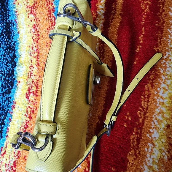 Authentic Prada Saffiano Top Handle Bag Or Crossbody Bag - Picture 14 of 16